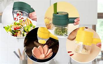 4 in 1 Portable Electric Vegetable Cutter