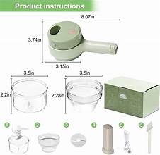 4 in 1 Portable Electric Vegetable Cutter