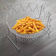 Vegetable Frying, Foldable Strainer, Chef Basket 12 IN 1